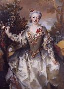 Nicolas de Largilliere Portrait of Louise-Madeleine Bertin, Countess of Montchal oil painting reproduction